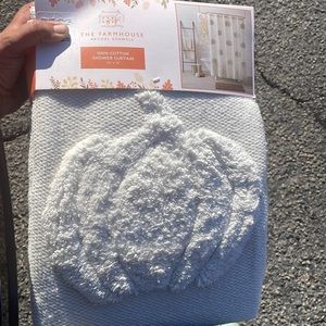 Rachel Ashwell Pumpkin Shower Curtain